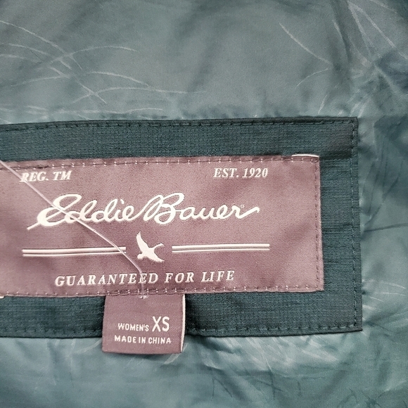 Eddie Bauer Women Coat Puffer Parka Green Size XS - Picture 7 of 16